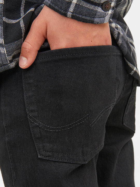 Jack & Jones Glenn Kinder-Jeanshose Schwarz