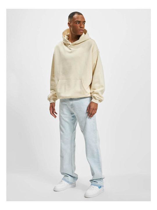 Men's Jeans Pants with Loose Straight Fit Blue