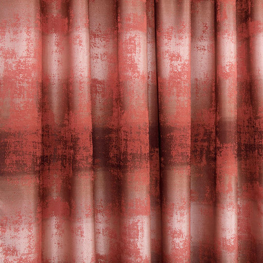 Anna Riska Perdea Cu Coafură Adelle 3 Terracotta 140x270 Cm