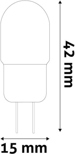 Avide ABG4NW-2W LED-Lampe 2W für Fassung G4 Naturweiß 200lm