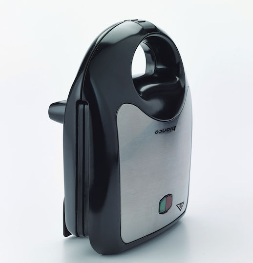 Bianco Bianco 1980 Metal Τοστιέρα για 2 Τοστ 750W Inox
