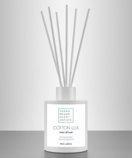 Sanko Scent Diffuser Cotton Lux with Fragrance White Musk RD423S 125ml
