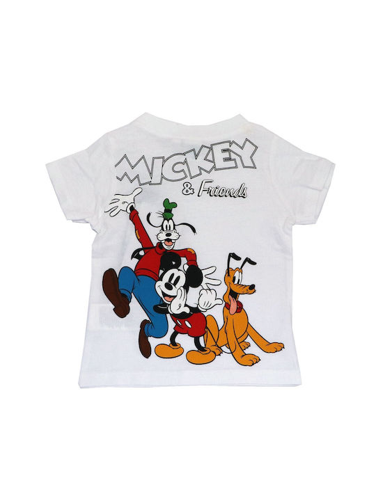 Disney Παιδικό T-shirt Λευκό