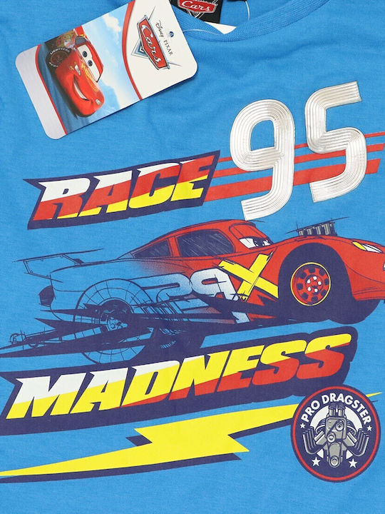 Kinder-T-Shirt Blau Cars