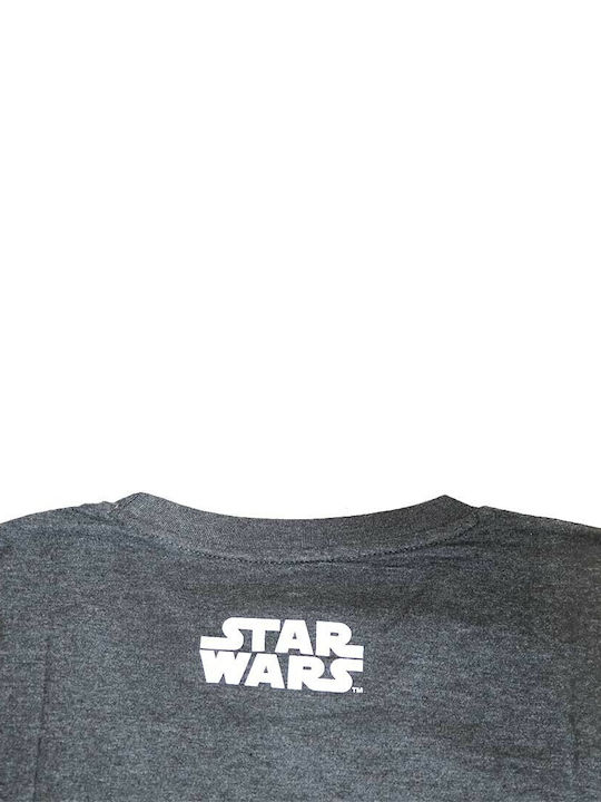 Ανδρικό T-shirt Star Wars Gray Cotton