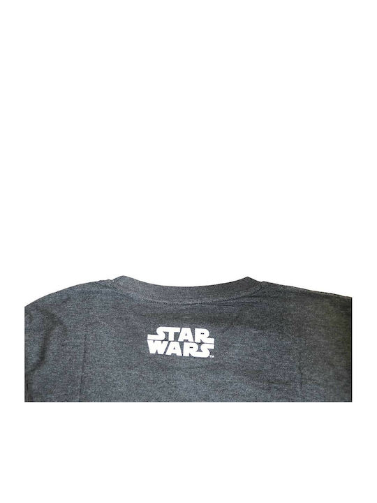 Star Wars Men's T-shirt Star Wars Gray Cotton