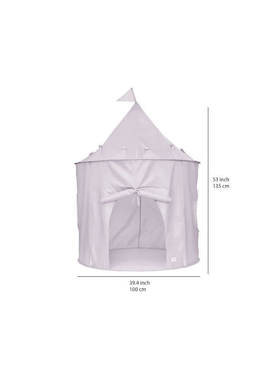 3 Sprouts Kids Castle Play Tent Castle for 3+ years Purple