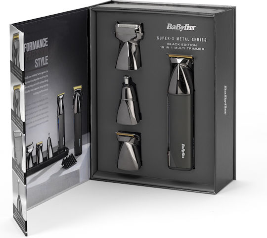 Babyliss Performance Precision Style Super-X Professionell Wiederaufladbar Haarschneidemaschine Schwarz 214644