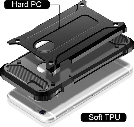 Sonique Heavy Armor Back Cover Πλαστικό 2mm Μαύρο (Huawei P Smart 2019)