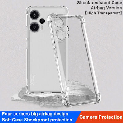 Imak Airbag Series Silicone Back Cover Durable Transparent (Poco F5 / Redmi Note 12 Turbo)