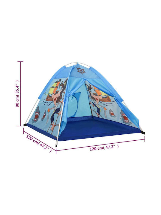 vidaXL Kids Play Tent Blue
