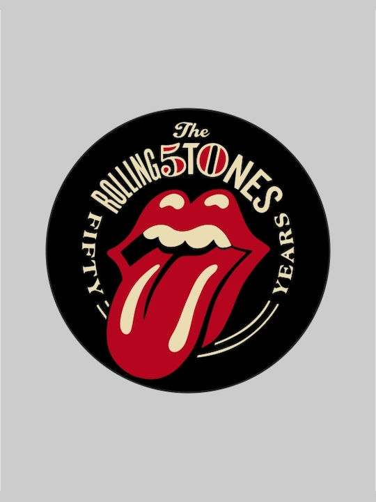 50 years W T-shirt Rolling Stones Schwarz