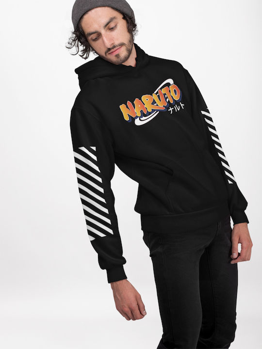 T-shirt Studio Naruto Hoodie Logo Orange Black/Orange