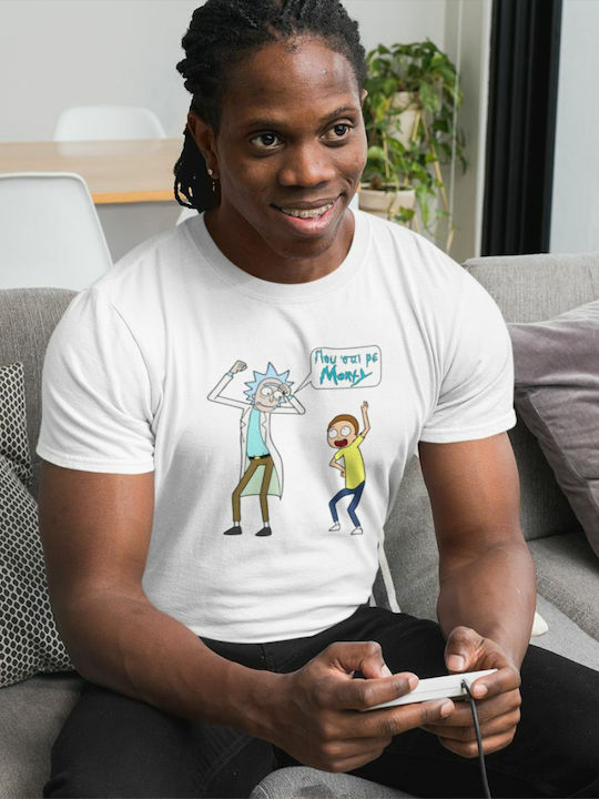 T-shirt Rick And Morty σε Πράσινο χρώμα