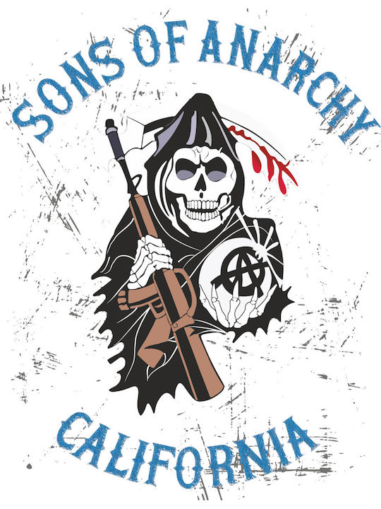 T-shirt Studio Sons Anarchy Φούτερ με Κουκούλα Sons of Anarchy Samcro Redwood Originals