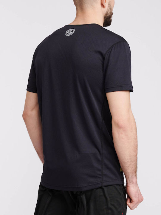 Leone 1947 Men's Athletic T-shirt Short Sleeve Black