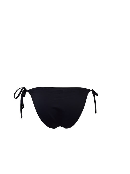 Bikini Slip with Ties Black