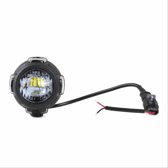 Round Foglights Car LED Universal 12 / 24V 40W with White Lighting 2pcs