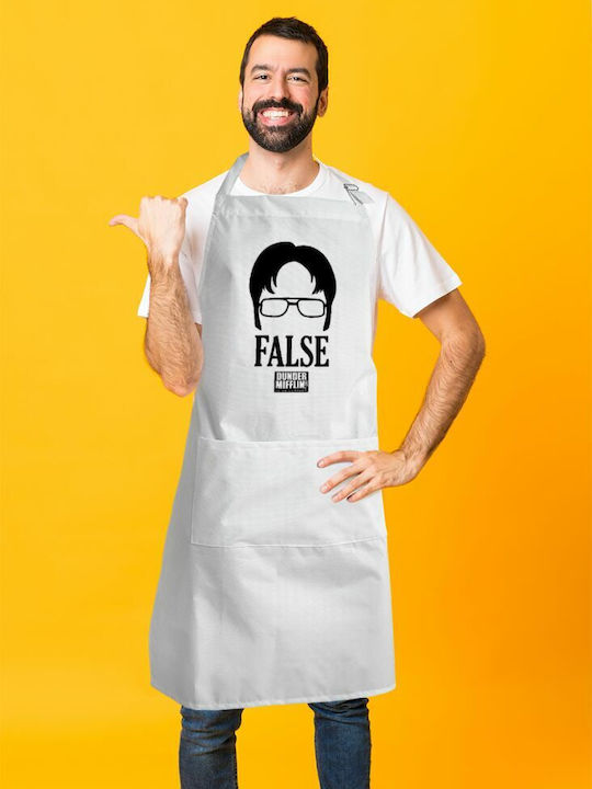 Koupakoupa Ποδιά Κουζίνας Λευκή KP_11025_APRON-BBQ-ADULT