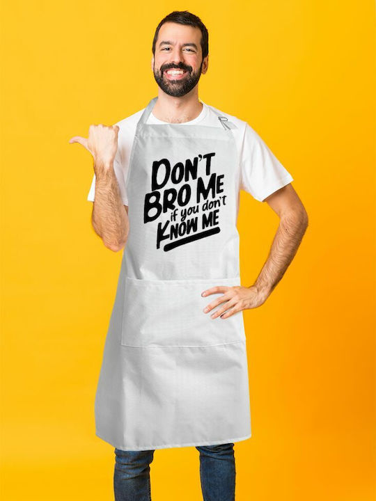 Koupakoupa me Ποδιά Κουζίνας Λευκή KP_7695_APRON-BBQ-ADULT