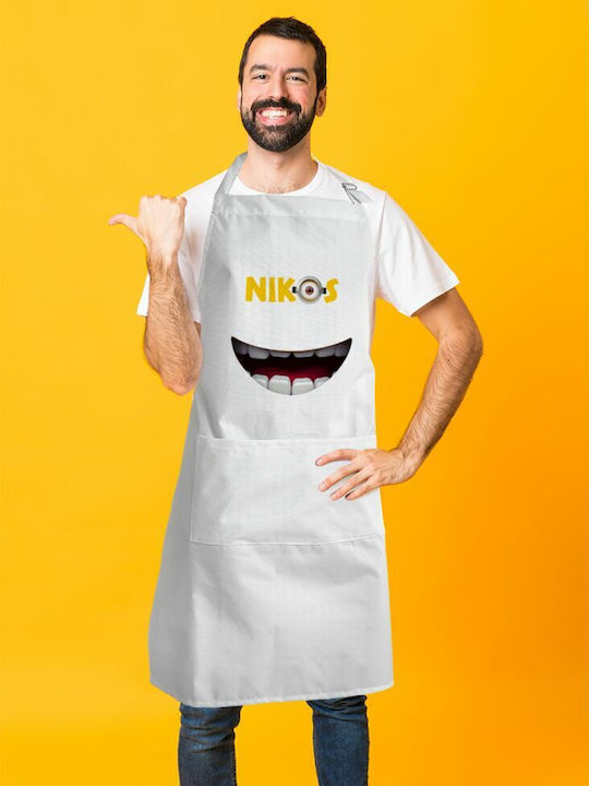 Koupakoupa minions Ποδιά Κουζίνας Λευκή KP_2080_APRON-BBQ-ADULT