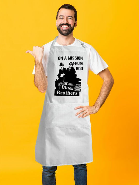 Koupakoupa on a Ποδιά Κουζίνας Λευκή KP_860_APRON-BBQ-ADULT