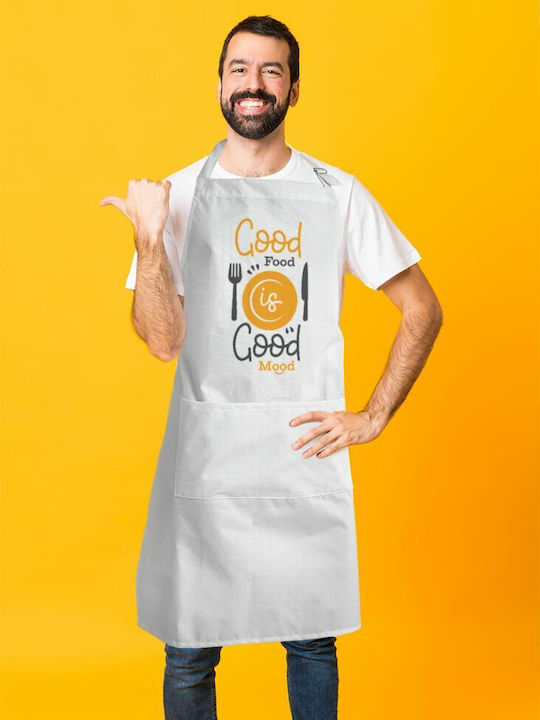 Koupakoupa Good Șorț de Bucătărie Albă KP_1848_APRON-BBQ-ADULT 1buc