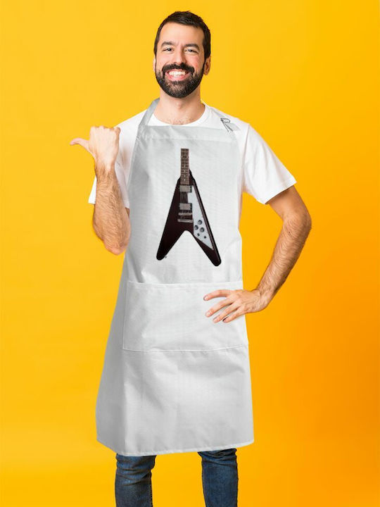 Koupakoupa Küchenschürze Weiß KP_6575_APRON-BBQ-ADULT 1Stück