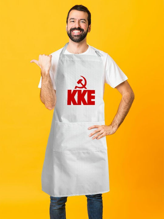 Koupakoupa Șorț de Bucătărie Albă KP_1072_APRON-BBQ-ADULT 1buc