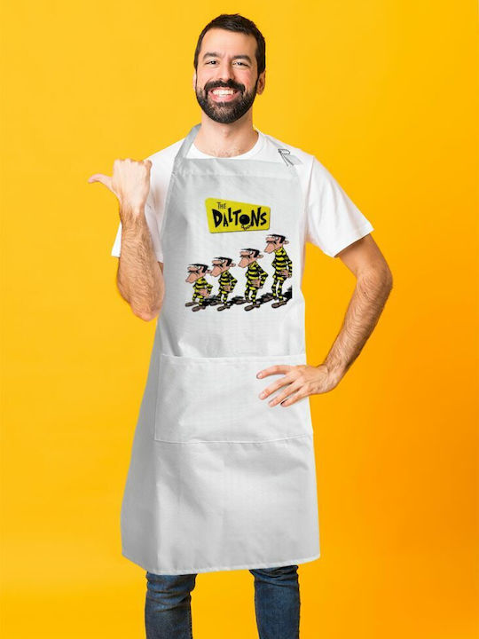 Koupakoupa Küchenschürze Weiß KP_9028_APRON-BBQ-ADULT 1Stück