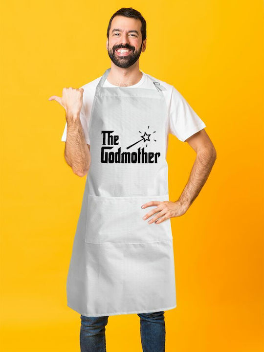 Koupakoupa Godmather Кърпа за готвене Бял KP_4455_APRON-BBQ-ADULT 1бр