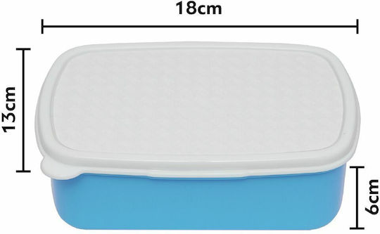 Koupakoupa Plastic Kids' Food Container Football Blue x x 6cm