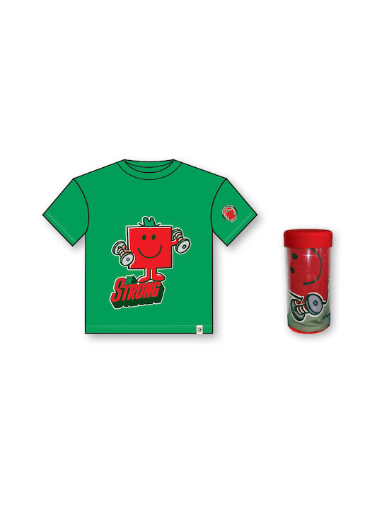 CHartini Poli Kinder-T-Shirt Grün Ο κύριος Δυνατός HP.TST.0007