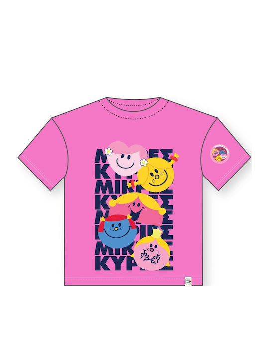 Kinder-T-Shirt Rosa Kleine Damen