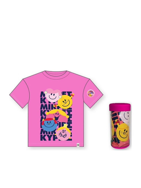 Kinder-T-Shirt Rosa Kleine Damen
