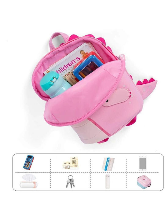 NOHOO School Bag Backpack Kindergarten in Pink color