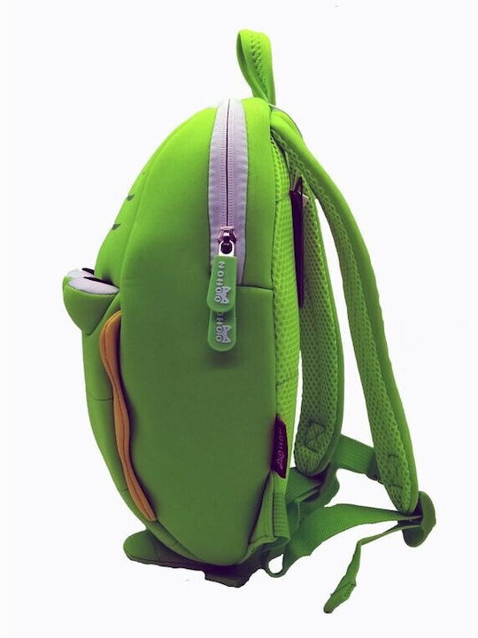 NOHOO 3D Schulranzen Rucksack Kindergarten Grüne 22 x 9 x 33,5cm