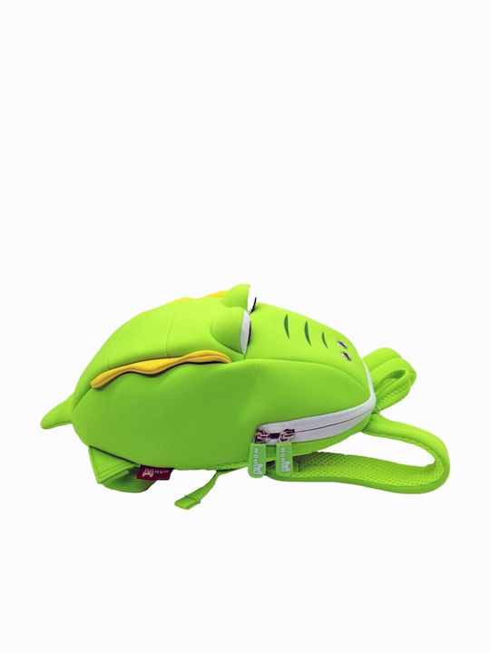 NOHOO 3D Schulranzen Rucksack Kindergarten Grüne 22 x 9 x 33,5cm