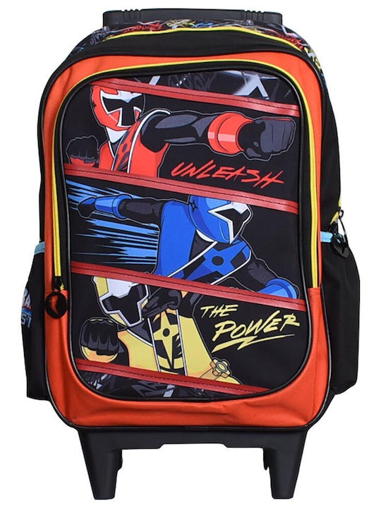 Sunce School Bag Trolley Elementary, Elementary Black with Water Bottle Holder 16Liters