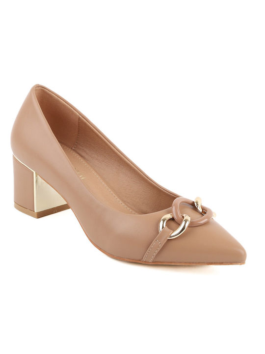 Voi & Noi Pointed Toe Pink Heels