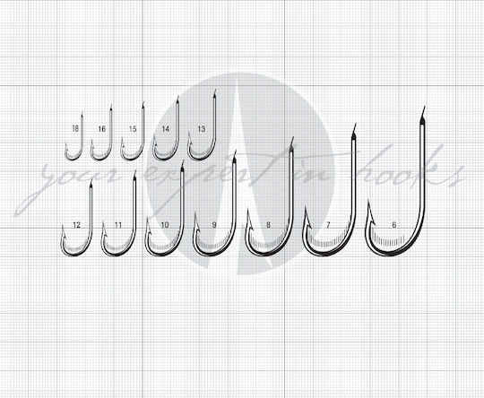 VMC Sea Kirby 9744 PS Fishing Hooks Set 1000pcs No12