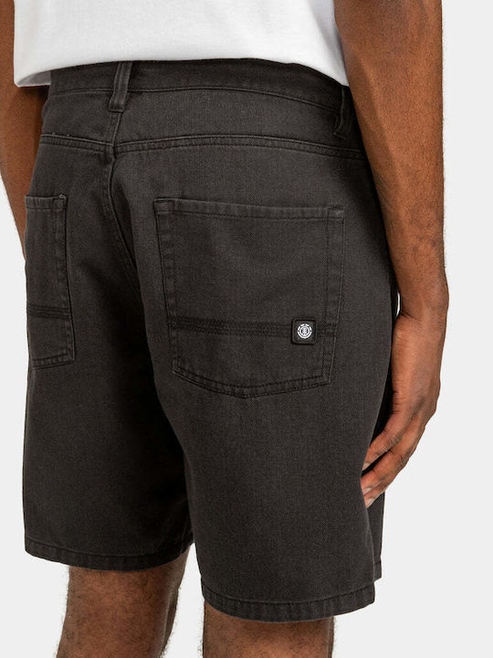 Ανδρική Βερμούδα Washed Black