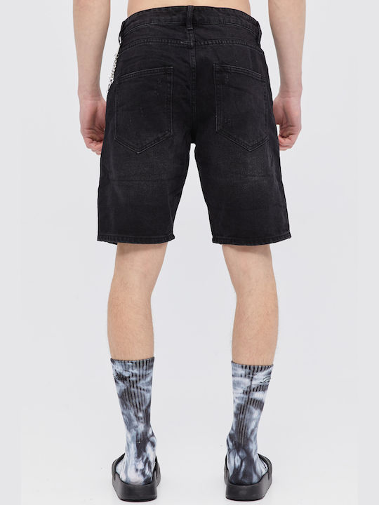 Aristoteli Bitsiani Herrenshorts Jeans Schwarz