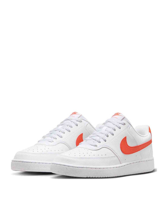 Court Vision Sneakers White / Picante Red