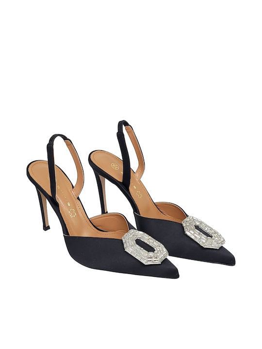 Envie Shoes Pumps mit Riemchen Schwarz