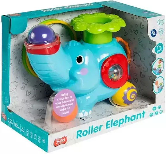 Playgo Animal Elephant Pop N Hoop Roller with Music for 12++ Months