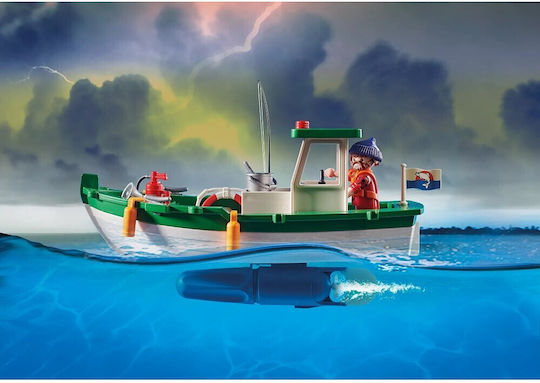 Playmobil Fire Company-Rescue at Sea for 6+ years old years old
