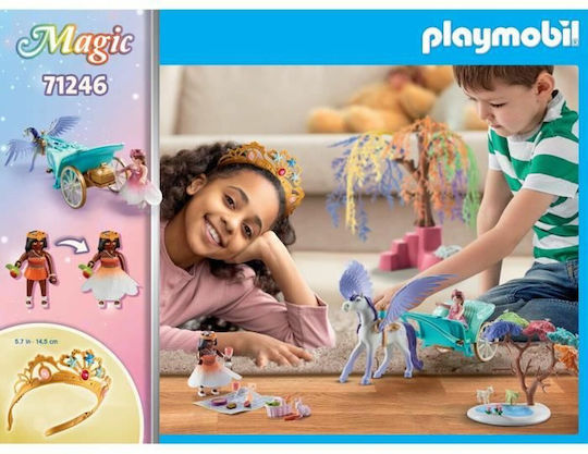 Playmobil Magic Prințese & Caleașcă cu Pegasus pentru 4-10 ani