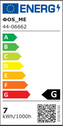 Fos me Λάμπα LED 7W για Ντουί GU10 και Σχήμα PAR16 Θερμό Λευκό 550lm