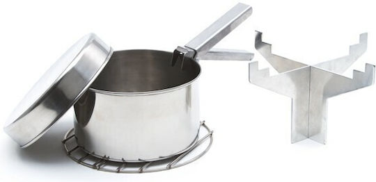 Kelly Kettle Set de vase de gătit pentru Camping 1.2lt 2buc